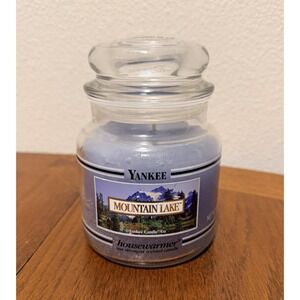 Yankee Candle MOUNTAIN LAKE 14.5 oz Black Band Label, Retired, Unburned, Rare